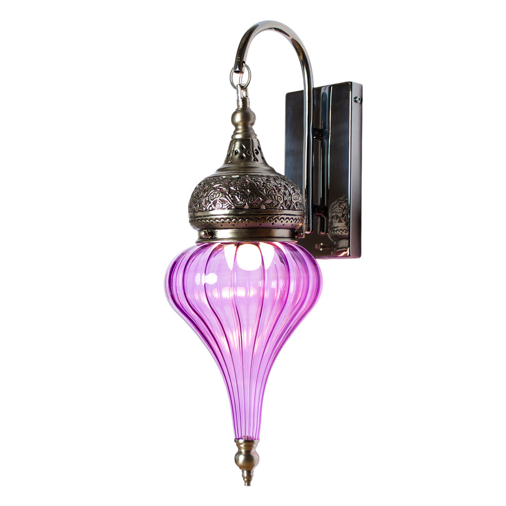 Wall Lamp, 1 Lights, Copper, 17×45cm - Silver